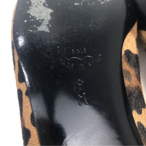 Ramon Tenza Leopard Print Flats with Red Floral Accent - Picture 16 of 16